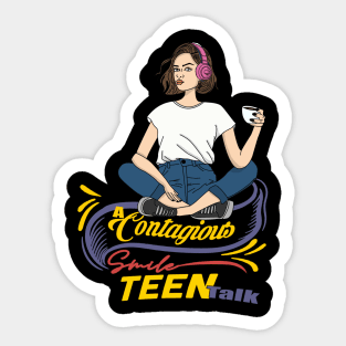 Teen Talk Podcast Sticker